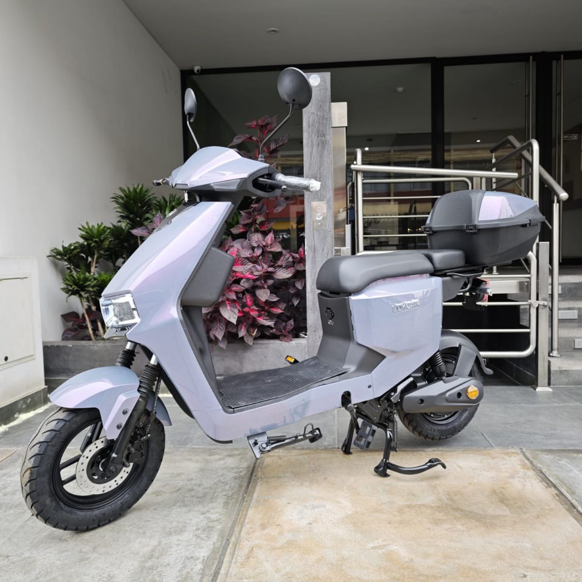 GENERICO - BICIMOTO ELECTRICA LITIO EXTRAIBLE ZKK PURPLE MARCA LUYUAN