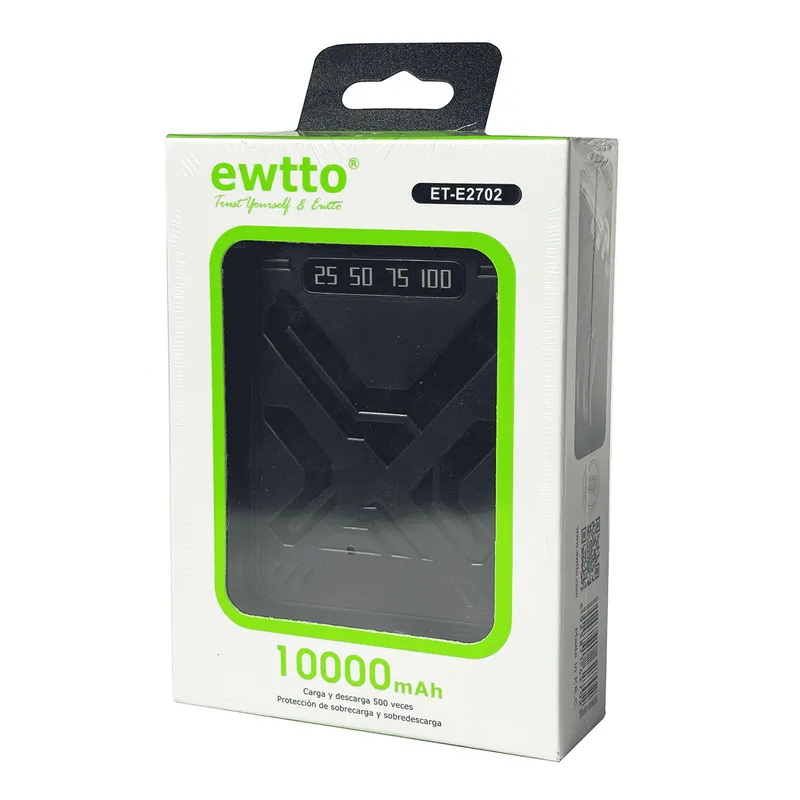 EWTTO - CARGADOR PORTATIL 10000 mAh
