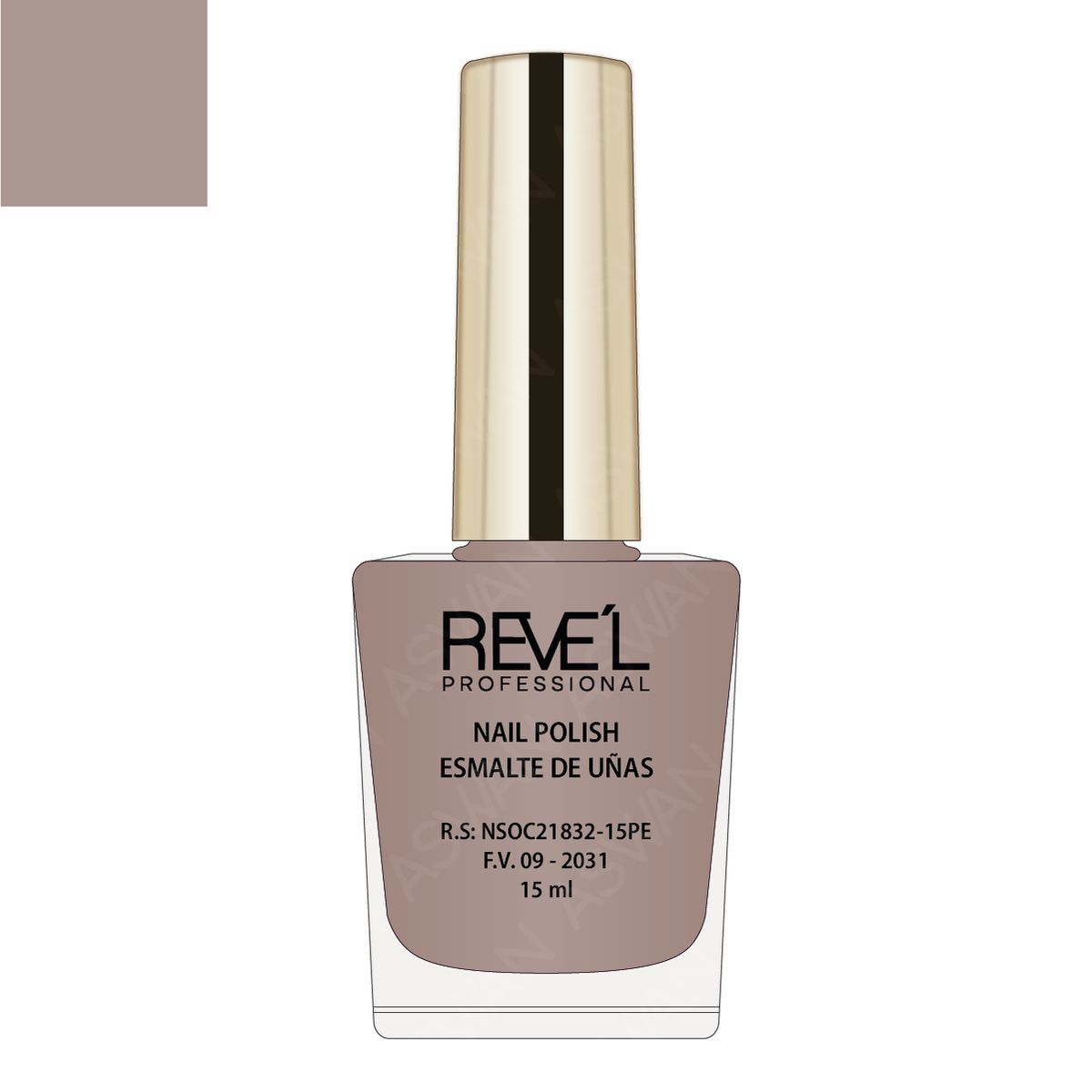 REVE'L PROFESSIONAL - Esmalte Nude Perfect 15 ml - REVEL PROFESSIONAL