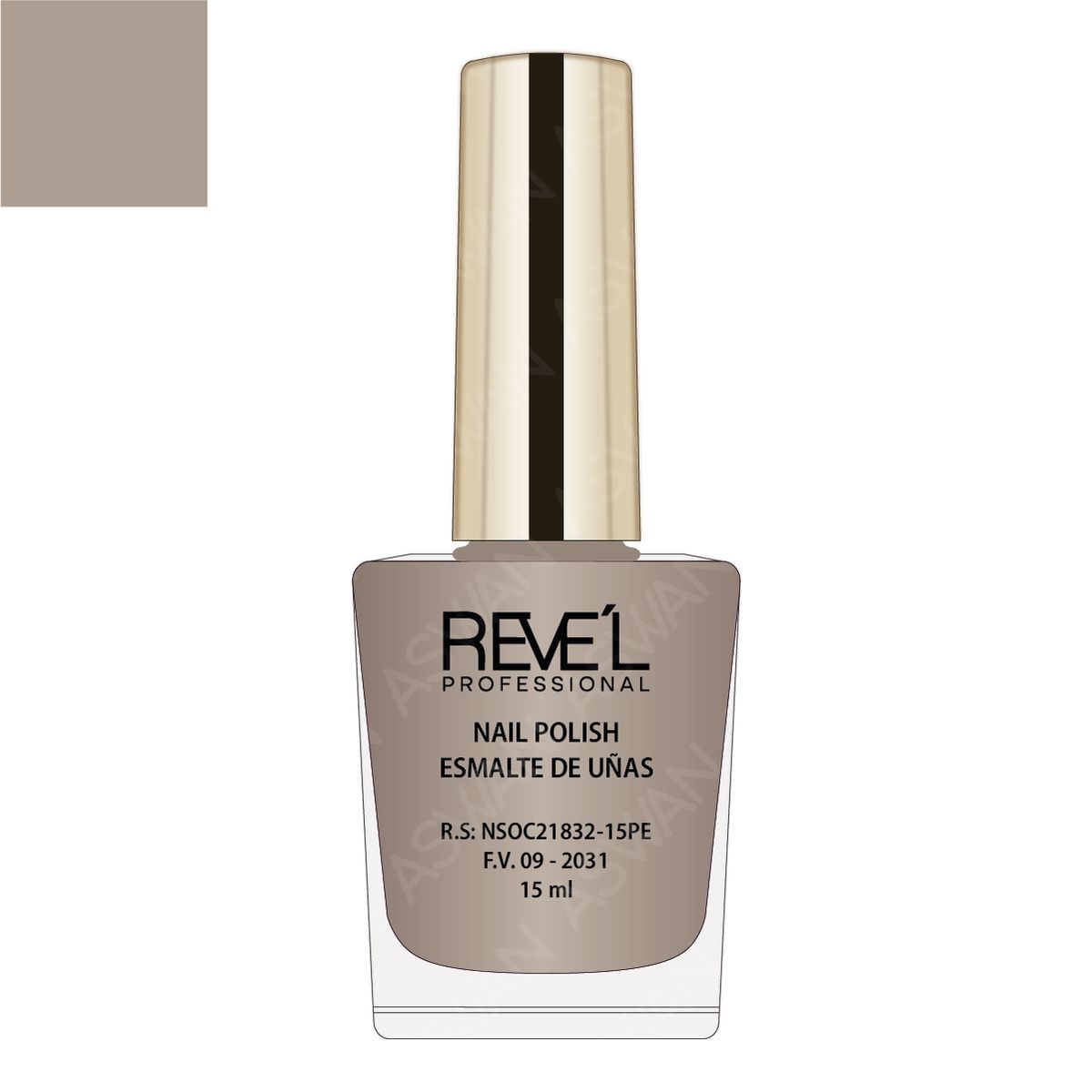 REVE'L PROFESSIONAL - Esmalte Nude Perfect 15 ml - REVEL PROFESSIONAL