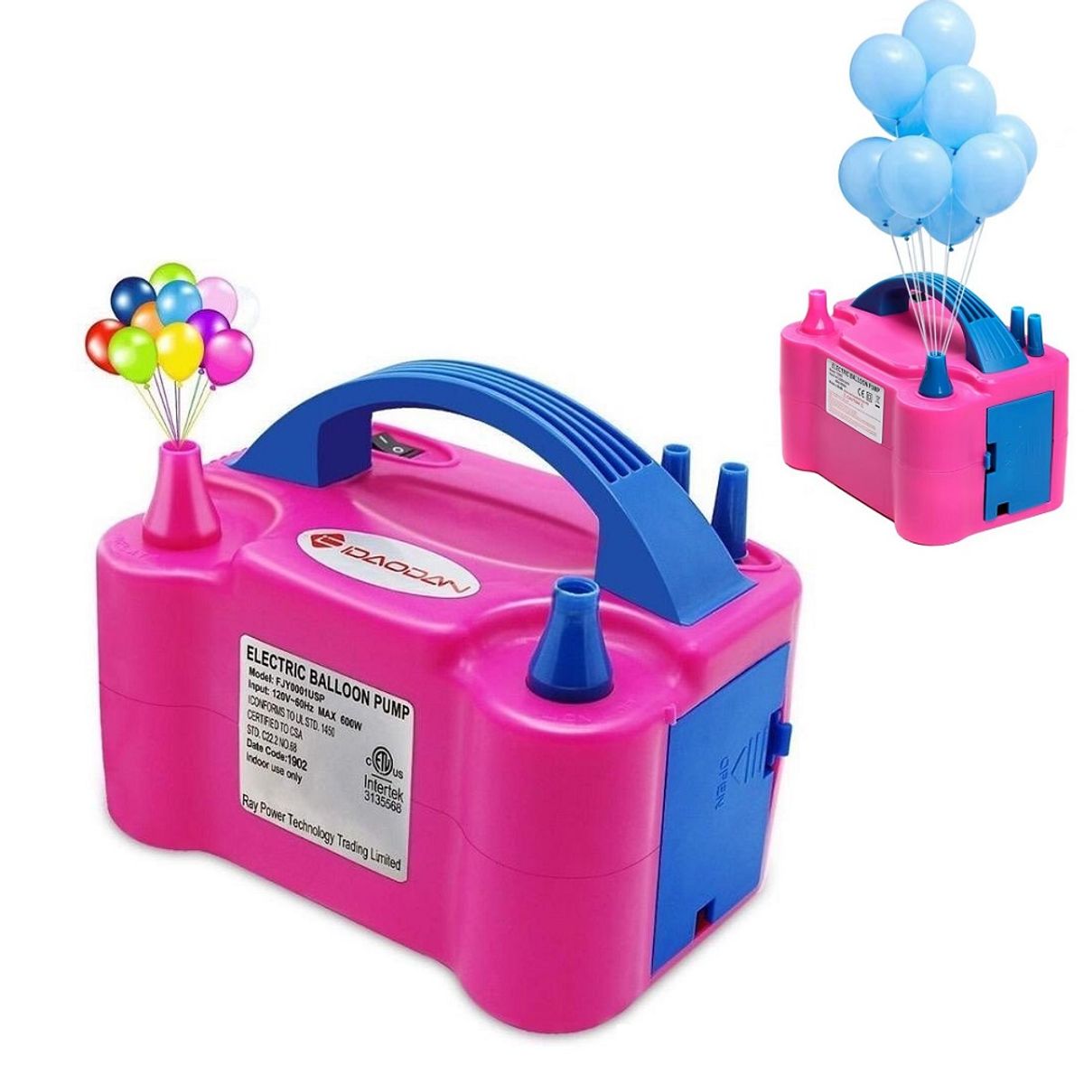 GENERICO - inflador de globos electrico Maquina Soplador portatil