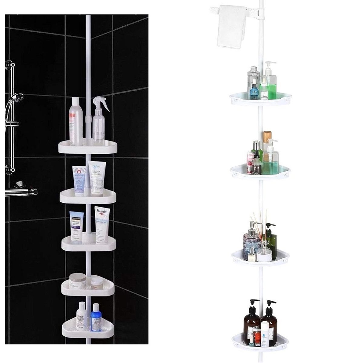 GENERICO - esquinero de ducha estendible 320 estante de bano