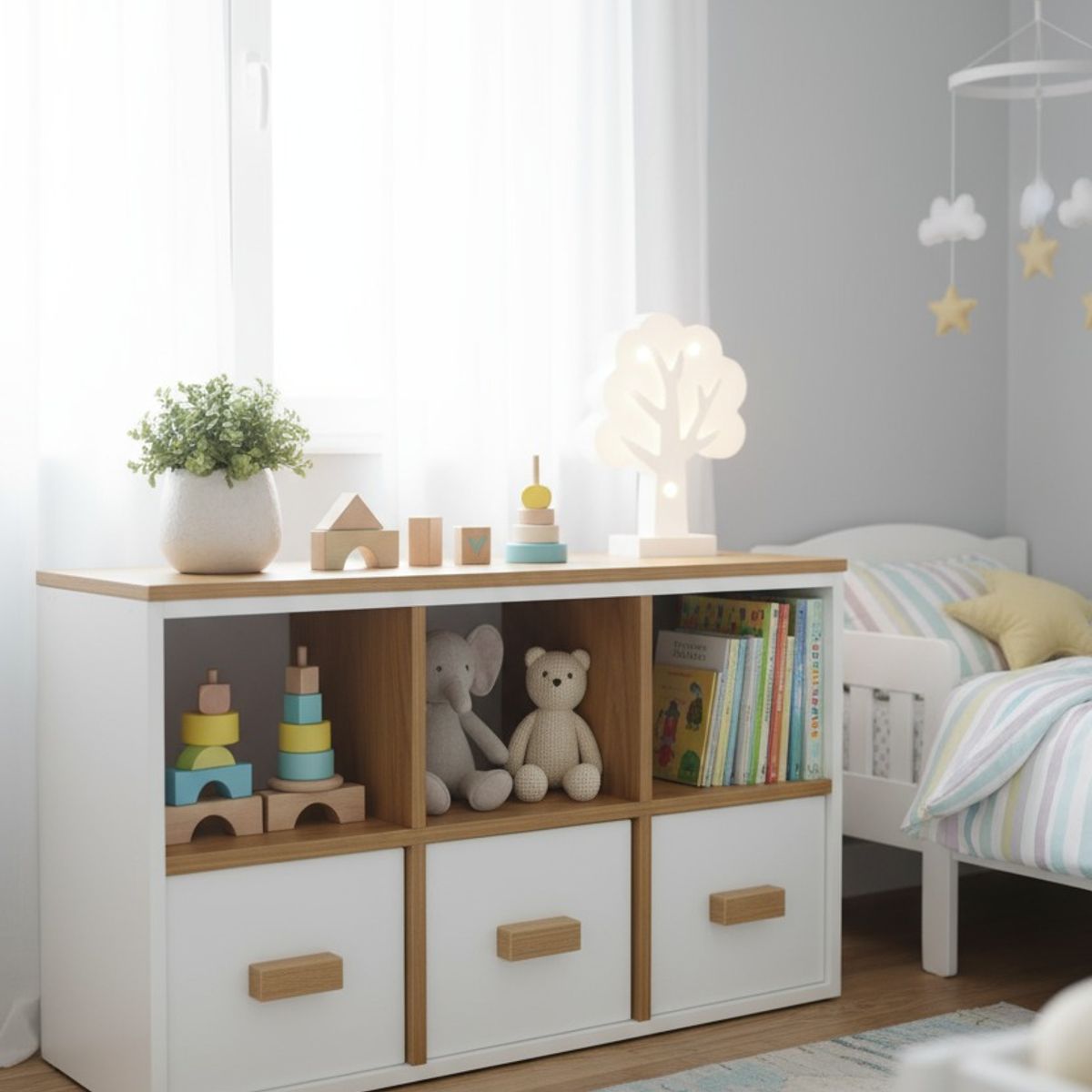 GENERICO - ORGANIZADOR DE JUGUETES PARA NIÑOS  NIÑAS