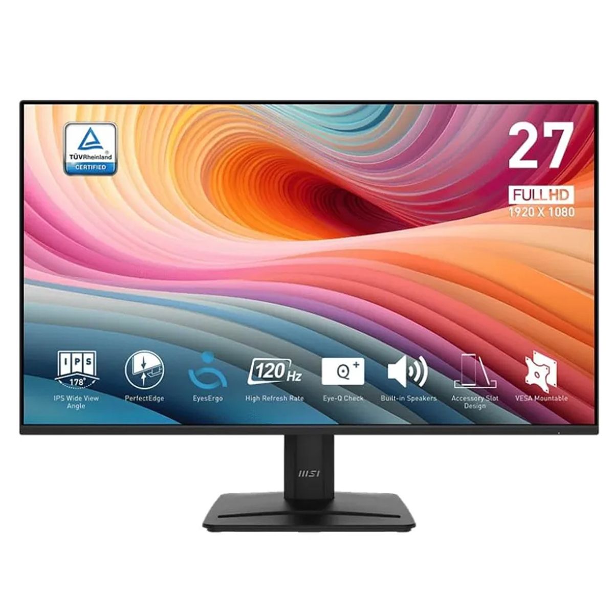 MSI - Monitor MSI PRO MP275 E2 27″ IPS FHD 120Hz 1ms HDMIDP Altavoces Si