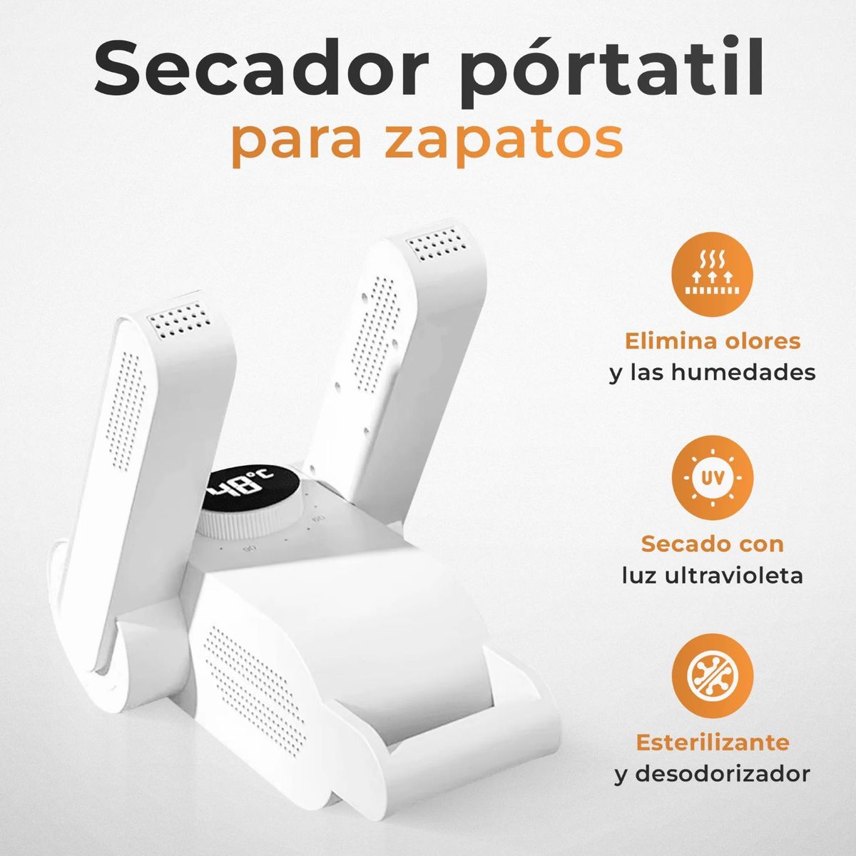 GENERICO - SECADOR DE ZAPATOS ZAPATILLAS Y MAS PORTATIL ELECTRICO PREMIUM