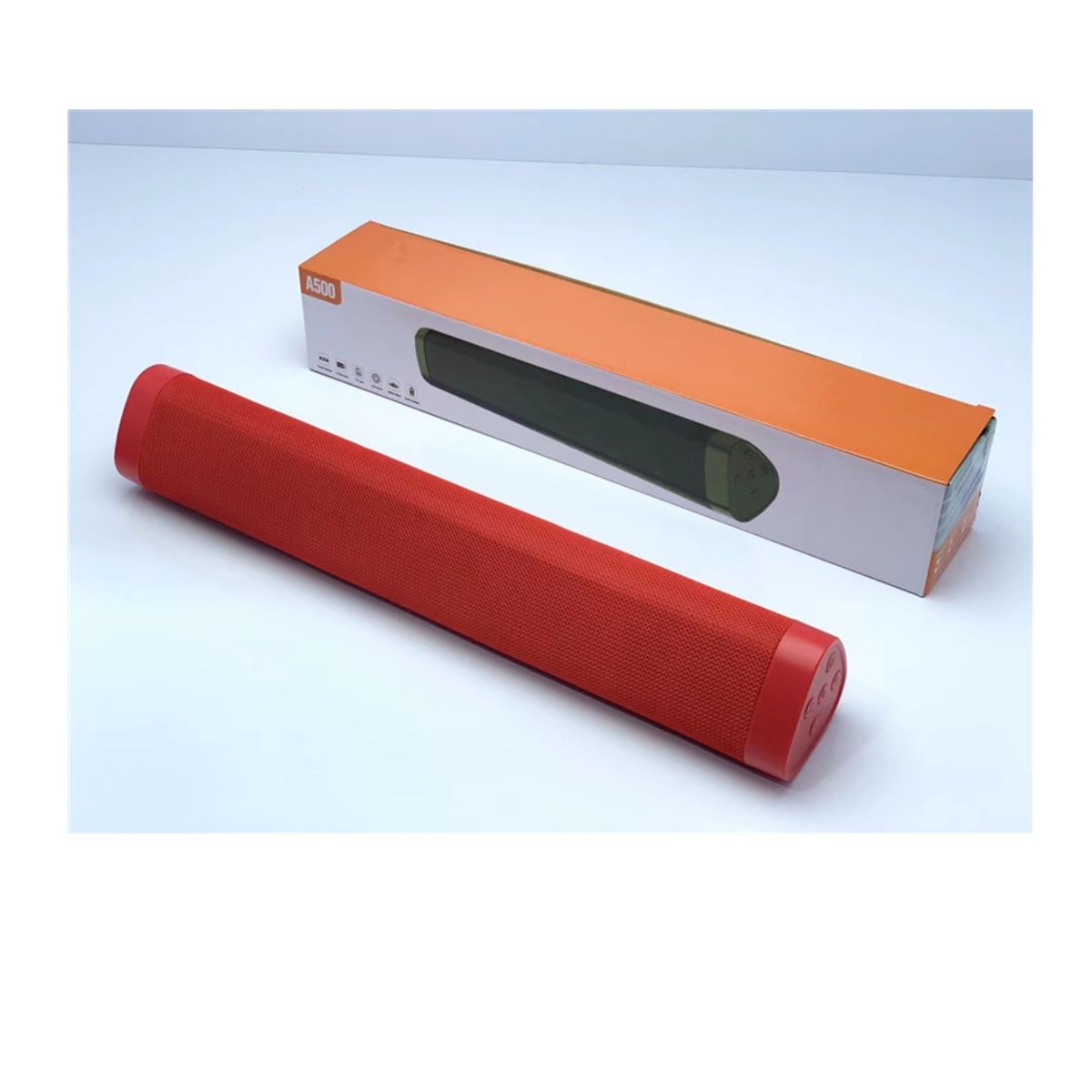 GENERICO - Parlante Barra de Sonido Inalámbrico A500 Rojo