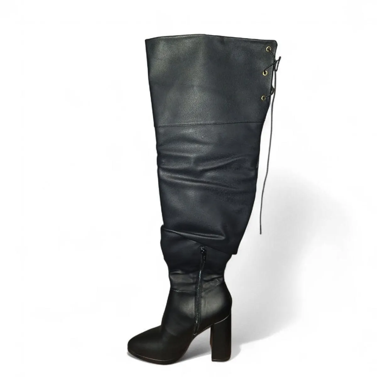 GENERICO - Bota Mujer Yomar Err. Precio Extra Larga Taco 9 Amerre Superior Negro