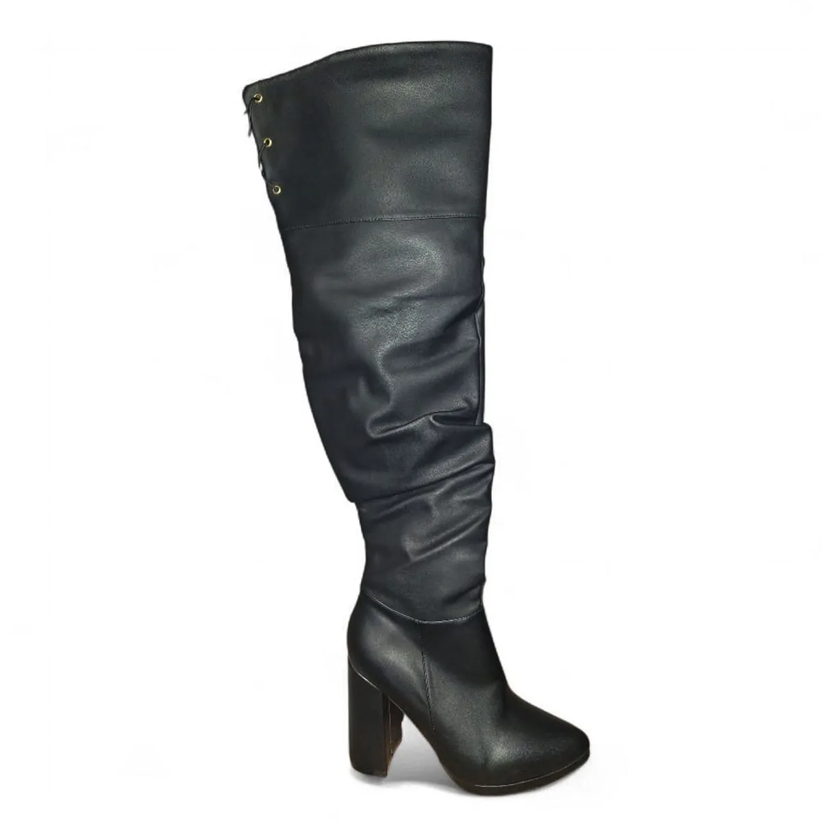 GENERICO - Bota Mujer Yomar Err. Precio Extra Larga Taco 9 Amerre Superior Negro