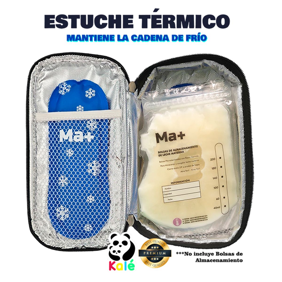 MAMAS - Estuche Térmico MA+ Cadena de frío para Leche Materna