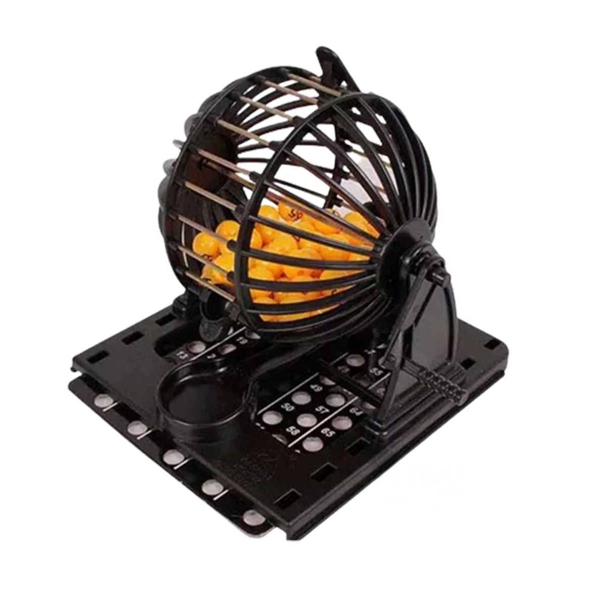 GENERICO - Bingo Familiar y Mediano de Color Negro Y+Regalo Stickers