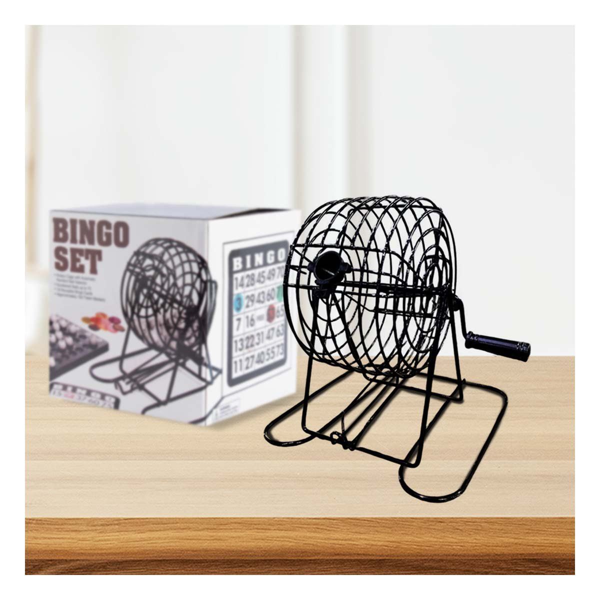 RYBIU IMPORT - Juego Completo de BIngo de Negro y Blanco Y+Ligas de Regalo