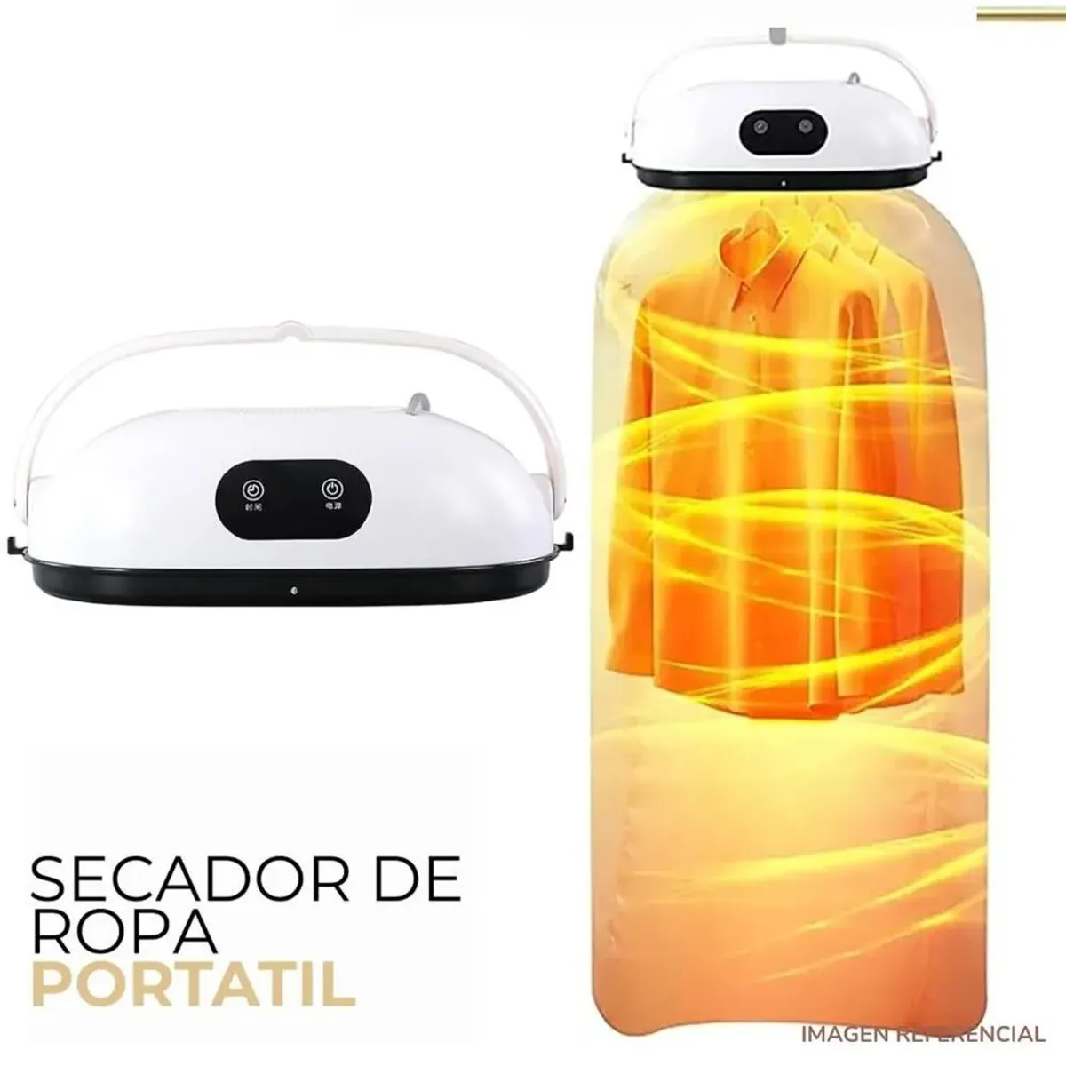 GENERICO - SECADORA DE ROPA PORTATIL MINI SECADO RAPIDO
