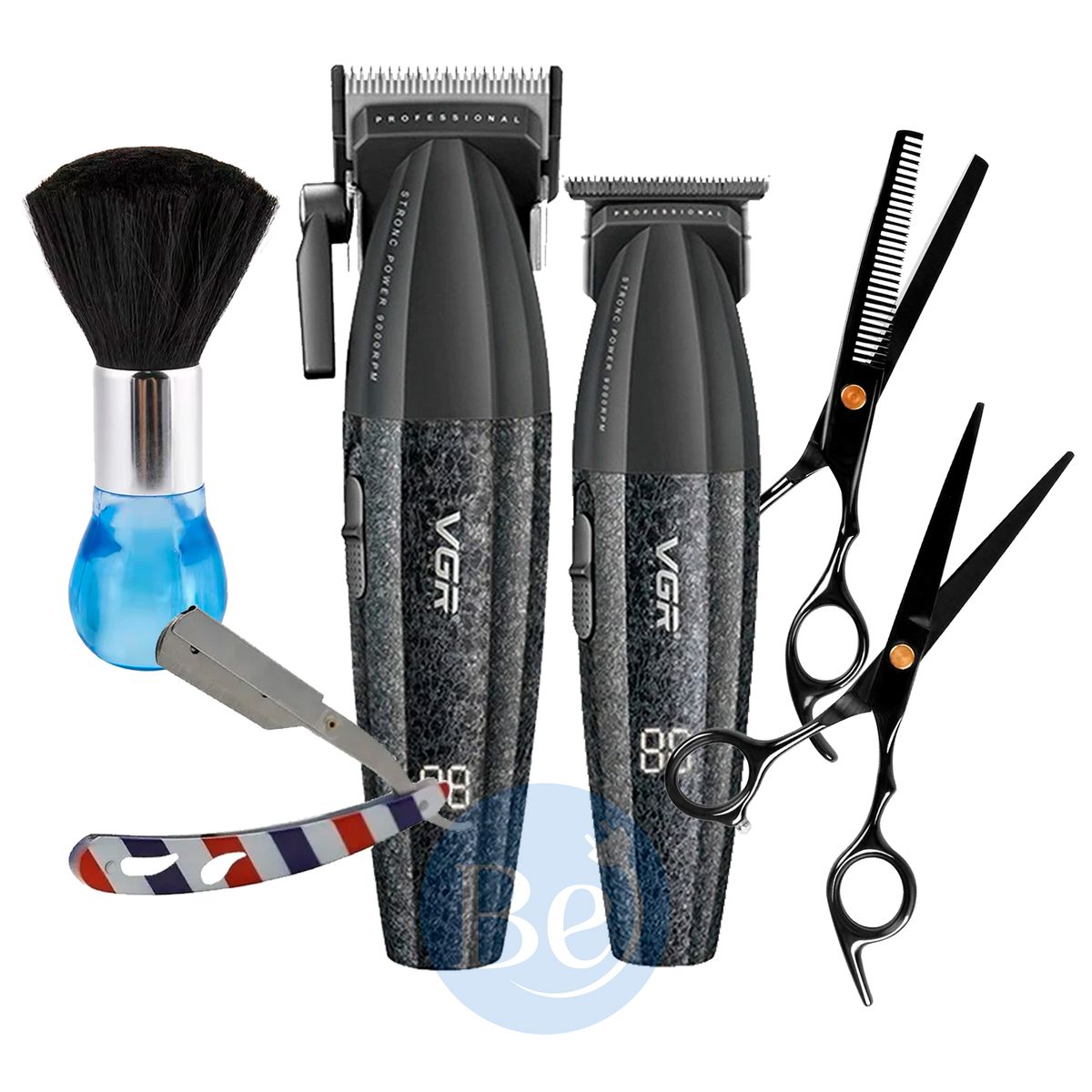 VOYAGER - Combo Barber Cortadora y Trimmer VGR V-640 con Kit Barbero