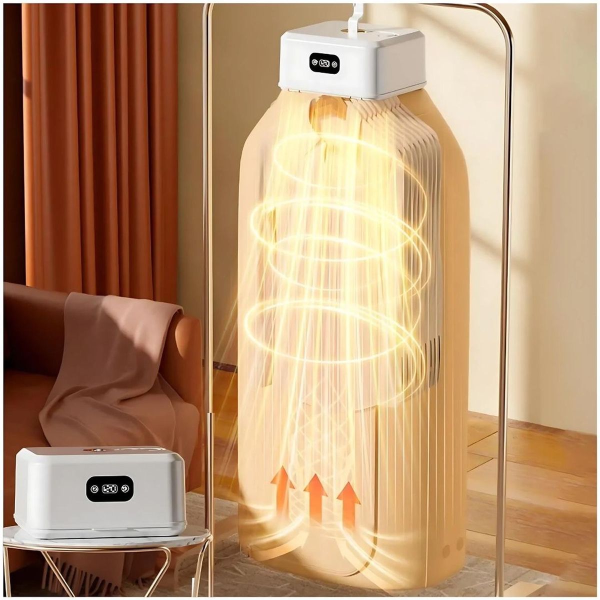 GENERICO - Secador de Ropa Eléctrico Portátil Plegable Multifuncional de 600W