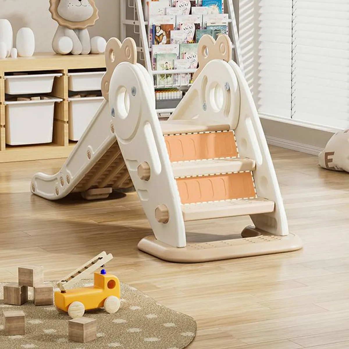 GENERICO - RESBALADERA INFANTIL PLEGABLE PARA BEBES Y NIÑOS PEQUEÑOS