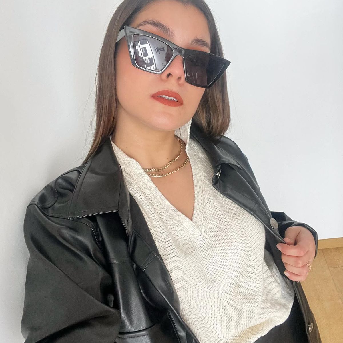 GENERICO - CAMISA OVERSIZE NEGRA DE DAMA