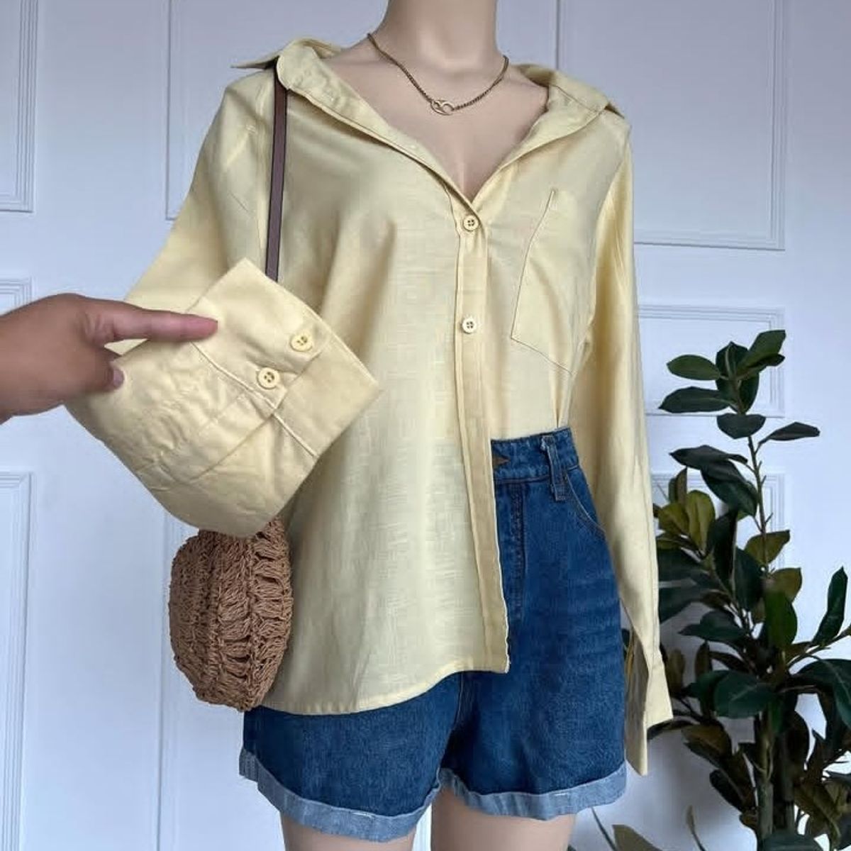 GENERICO - CAMISA DE MUJER ESTILO OVERSIZE