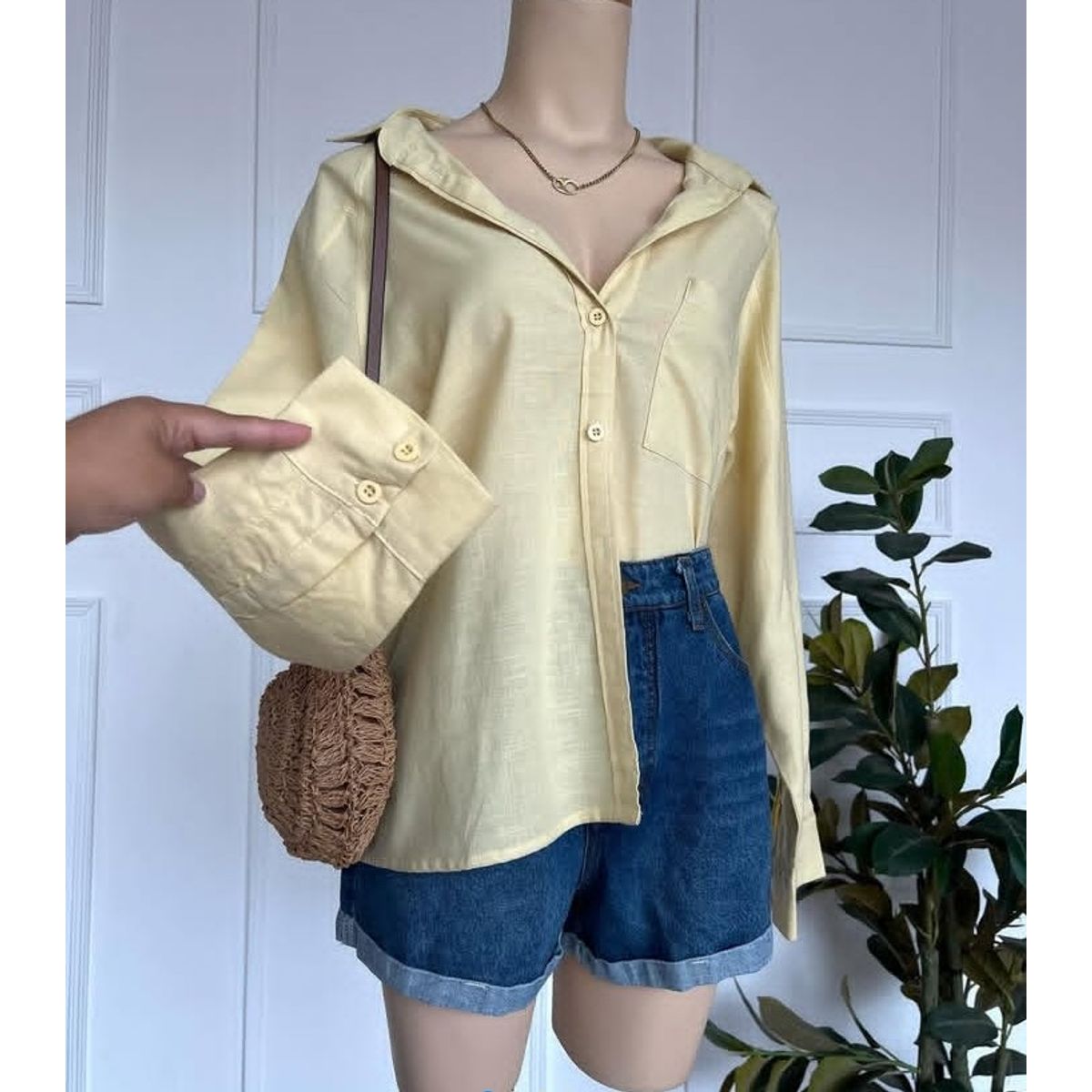 GENERICO - CAMISA DE MUJER ESTILO OVERSIZE