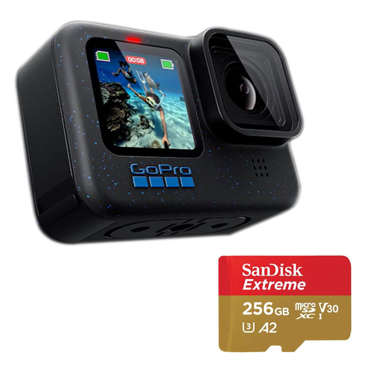 GENERICO - Camara de acción Gopro Hero 12 Black + sandisk extreme 256 gb