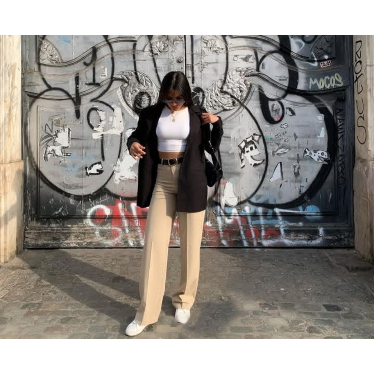 GENERICO - BLAZER CASUAL MODELO OVERSIZE PARA MUJER