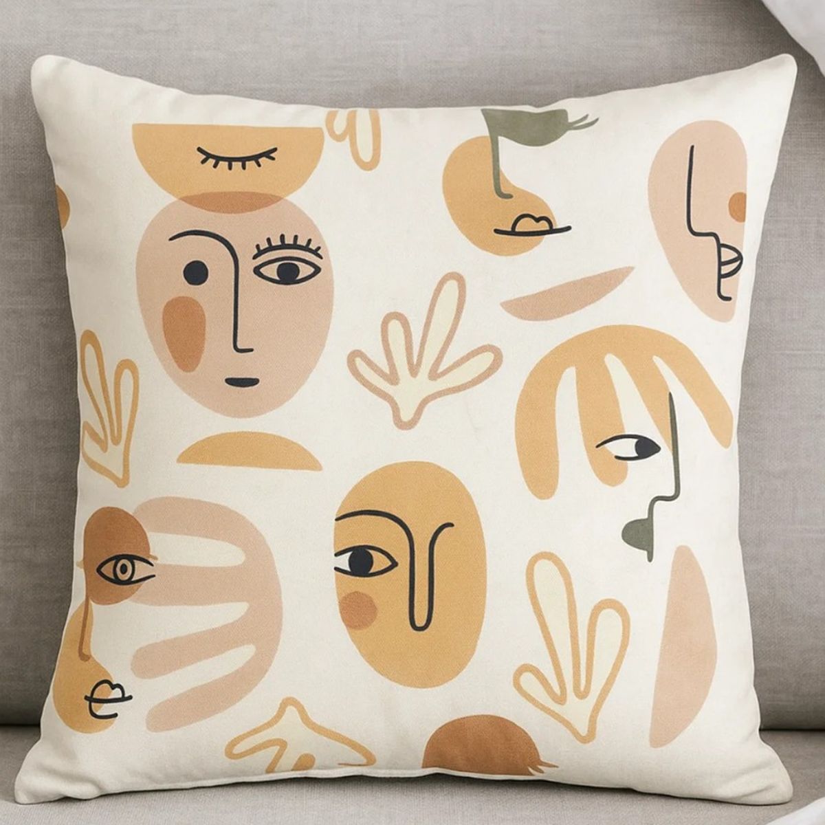 GENERICO - Funda Minimalista Home Figuras Sublimado 40x40 cm