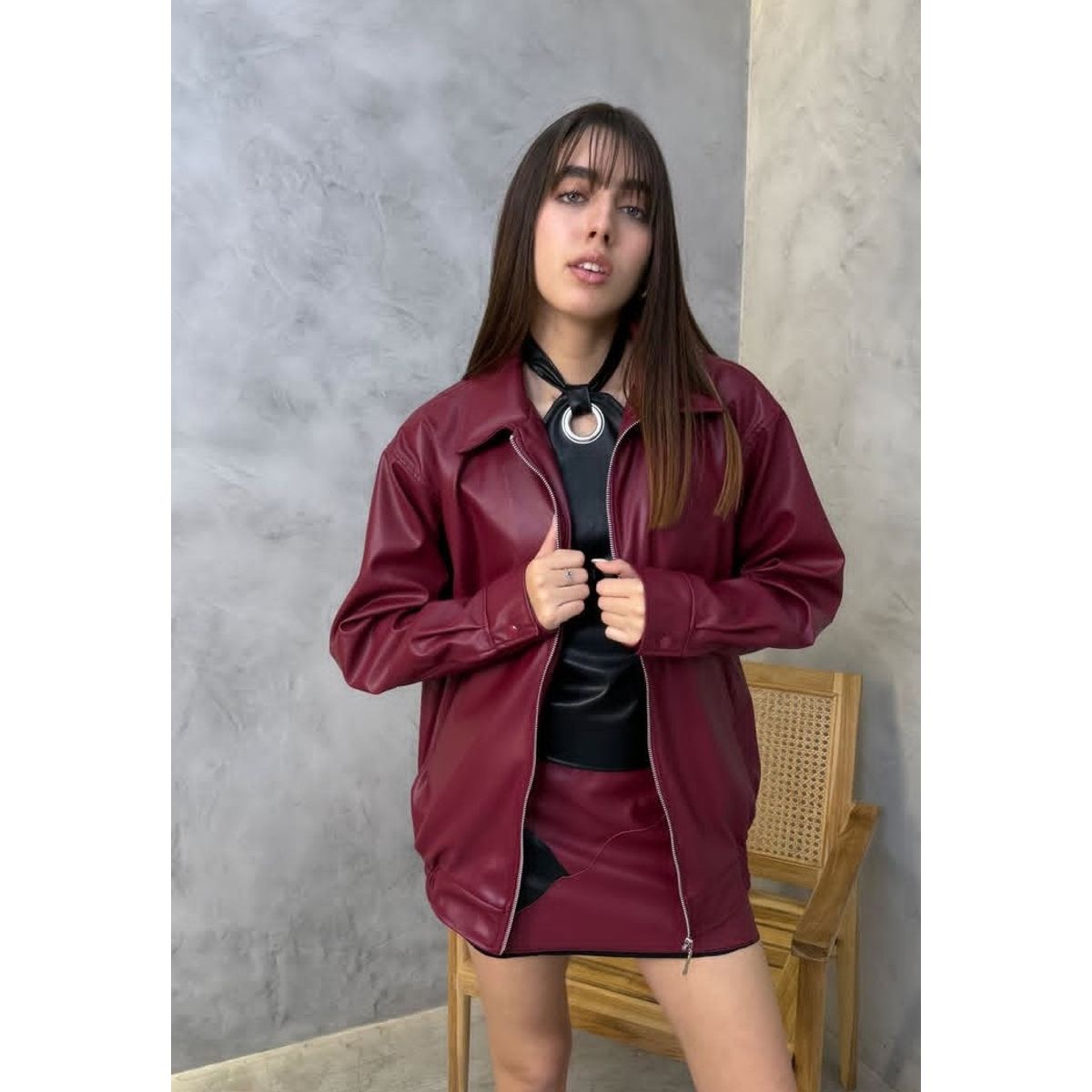 GENERICO - CASACA OVERSIZE VIRAL PARA MUJER