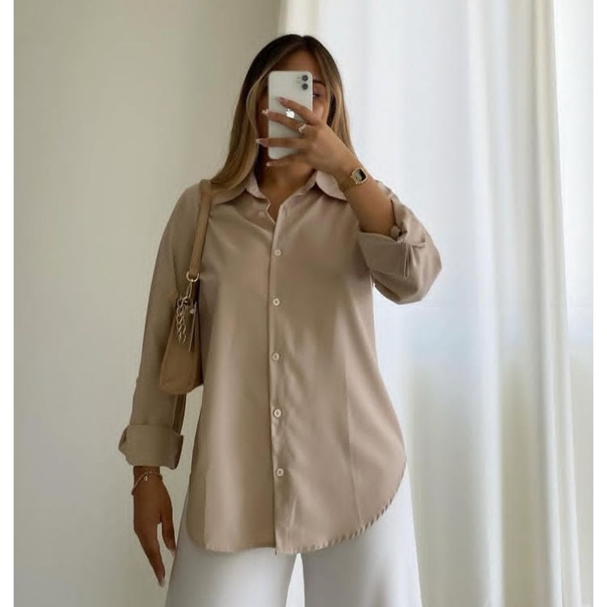 GENERICO - BLUSA OVERSIZE PARA MUJER