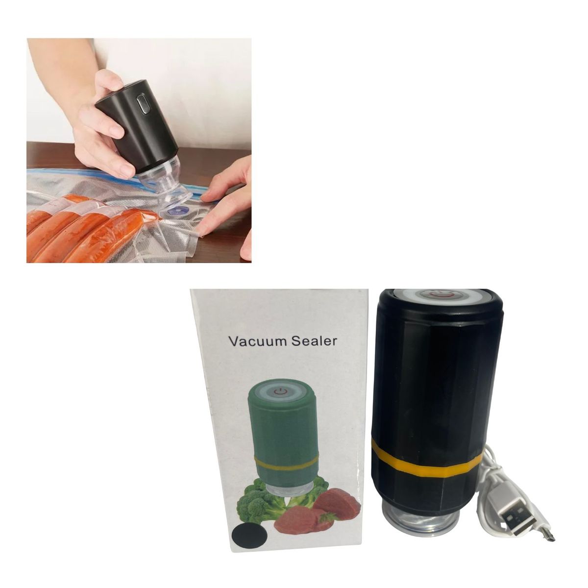 GENERICO - BOMBA DE SUCCIÓN DE AIRE ELÉCTRICA Y PORTÁTIL