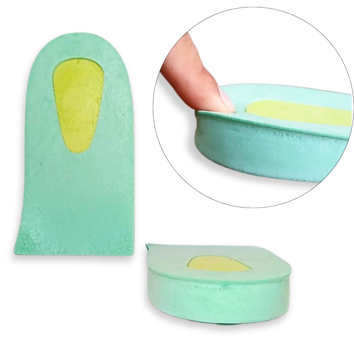 GENERICO - Plantilla talonera espolón calcáneo espuma extra suave 2cm