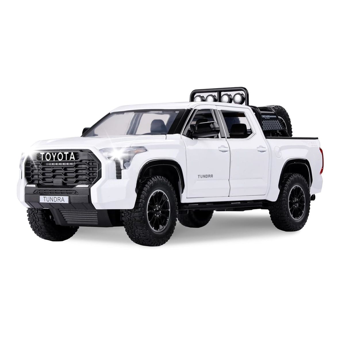 DIECAST MASTER - CAMIONETA COLECCION TOYOTA TUNDRA LUZ Y SONIDOS ESCALA 1: 24