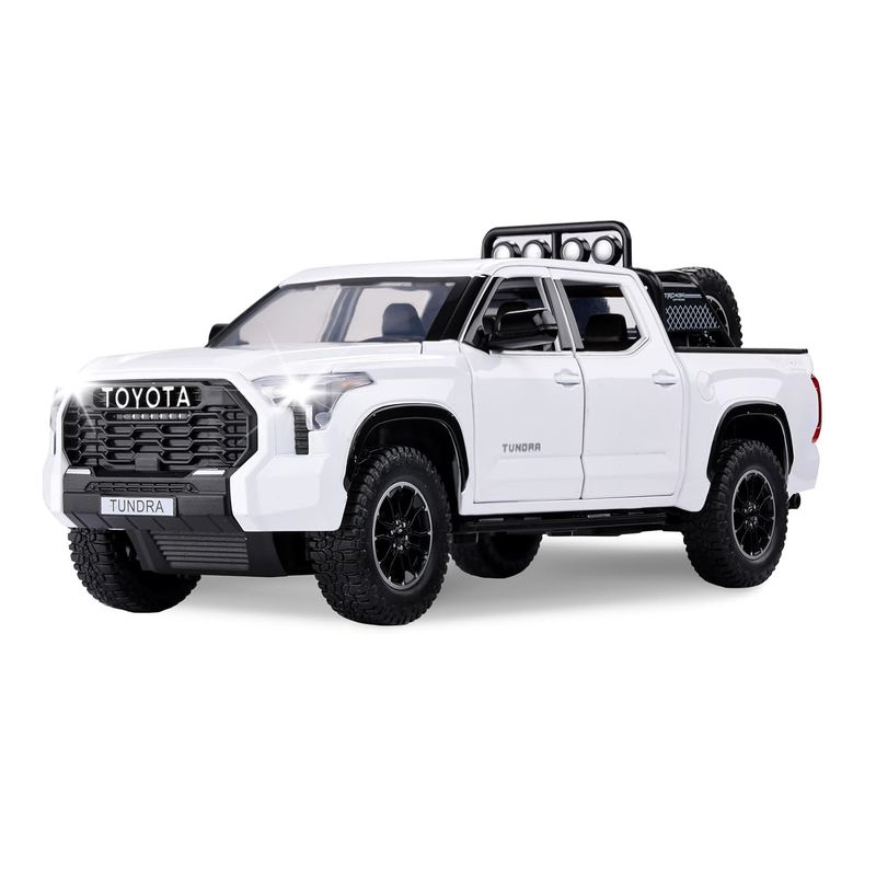 DIECAST MASTER - CAMIONETA COLECCION TOYOTA TUNDRA LUZ Y SONIDOS ESCALA 1: 24