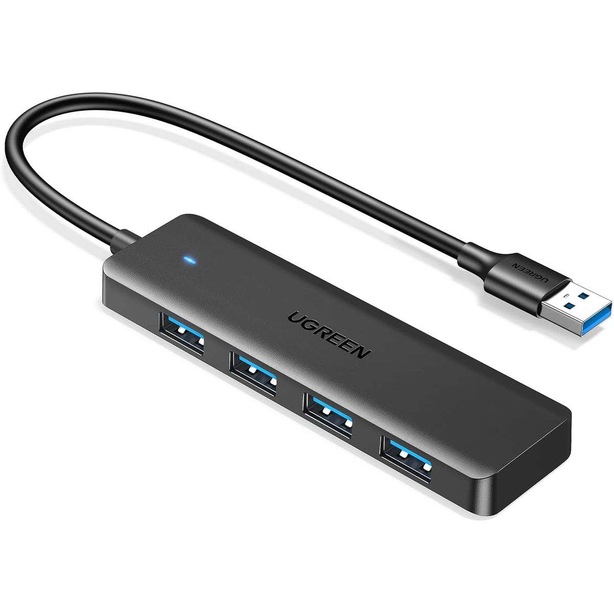 UGREEN - Hub USB 3.0 DE 4 puertos  Ultra-Slim USB Expander