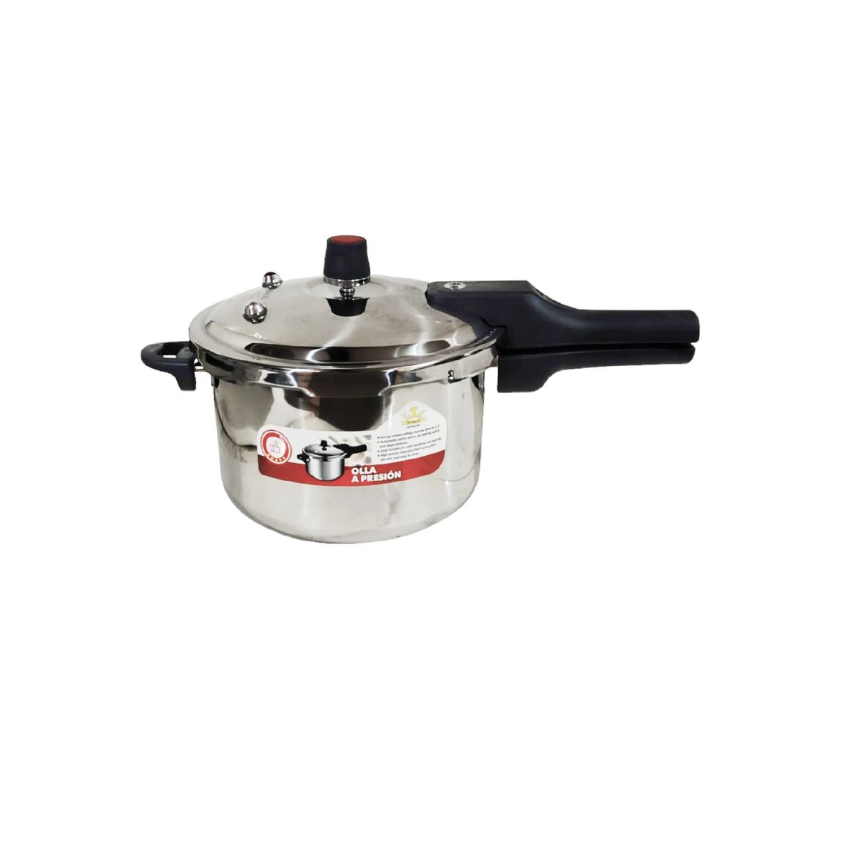 SUPREMO - Olla de Presión SUPREMA 5 Litros Acero Inoxidable Grado Quirúrgico