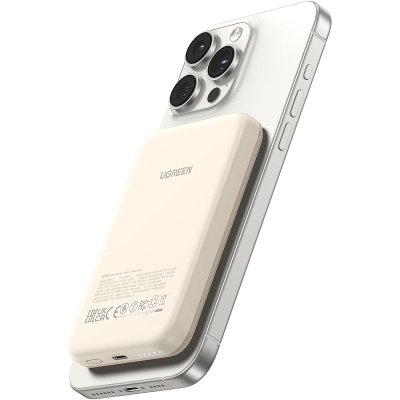 UGREEN - cargador portátil inalámbrico delgado de 5000 mAh 7.5W