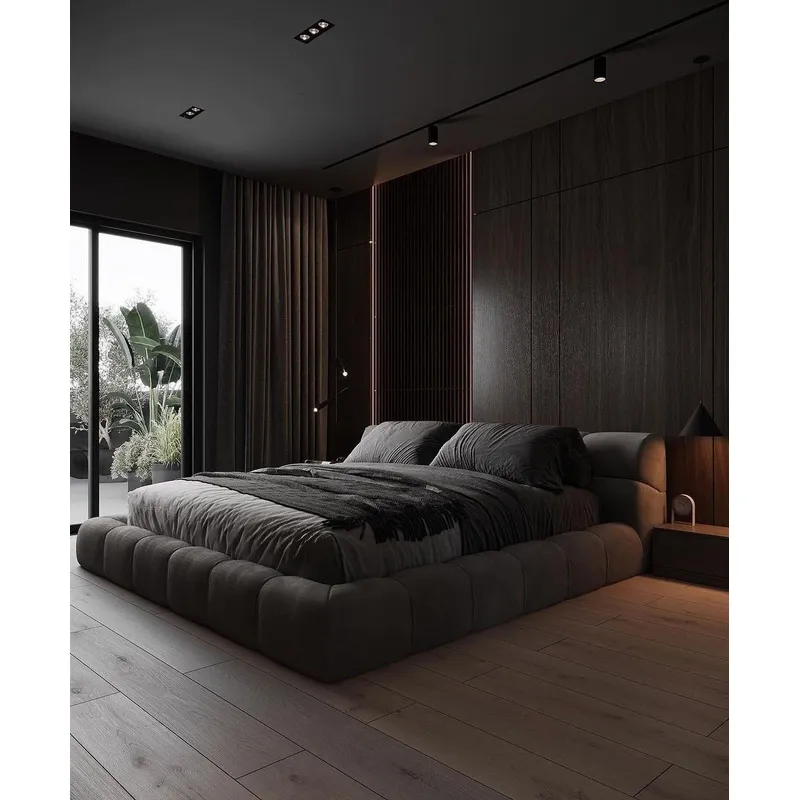 GENERICO - Cama Box Tarima Deluxe Grafito 2 plz La Industria