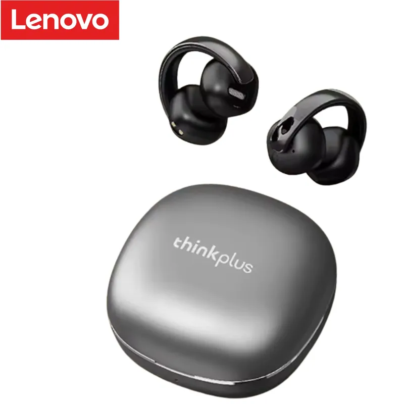 LENOVO - Audífono Lenovo LP38 Clip ear Gris 30h Bluetooth 5.4