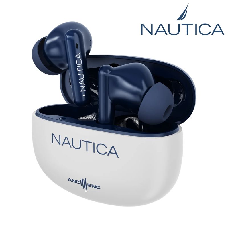 NAUTICA - Audifono Bluetooth Nautica T680 Blanco con ANC