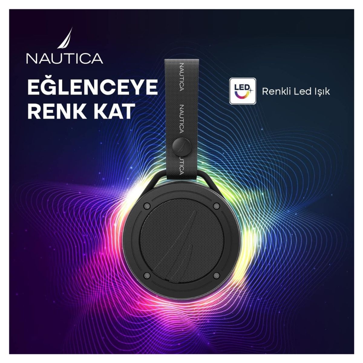 NAUTICA - Parlante Bluetooth Nautica S20 Negro