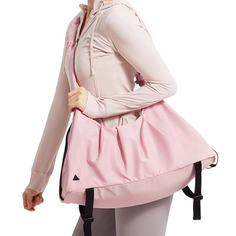 TIOZONEY - Bolsa Gran Capacidad Para Viajes Hombres Y Mujeres Deportes - Rosado