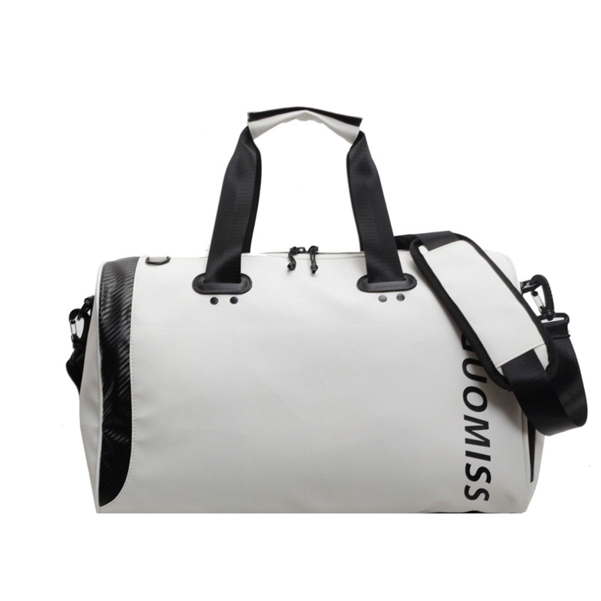 TIOZONEY - Bolsa Gran Capacidad Para Viajes Hombres Y Mujeres Deportes - Blanco