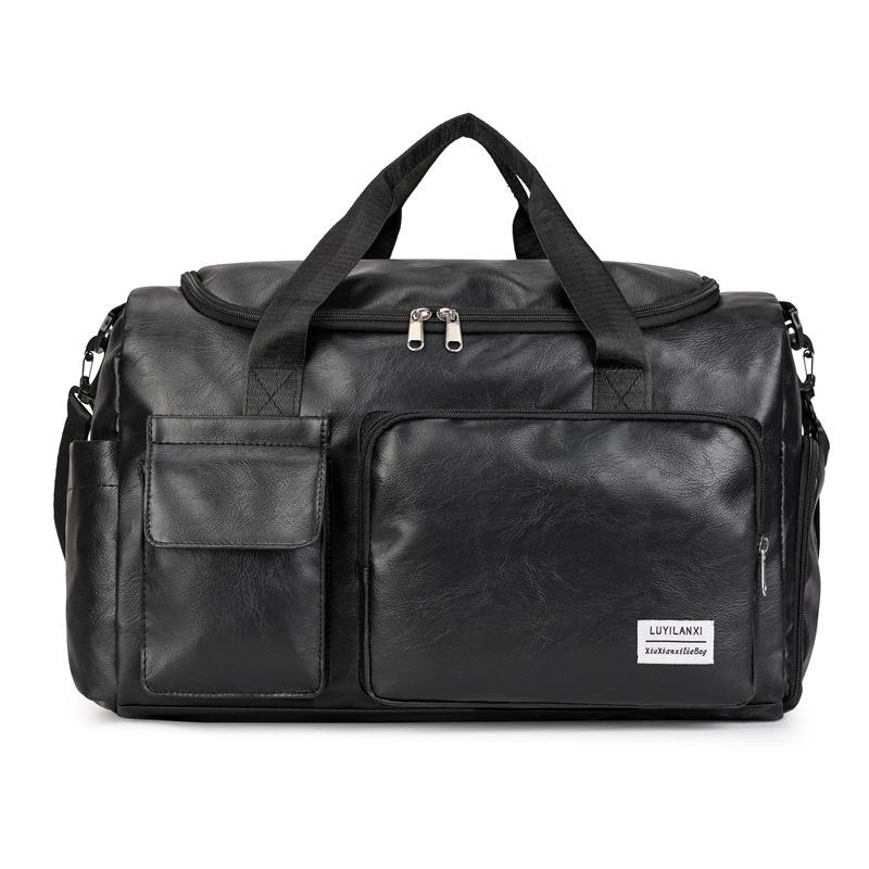TIOZONEY - Bolsa Gran Capacidad Para Viajes Hombres Y Mujeres Deportes - Negro