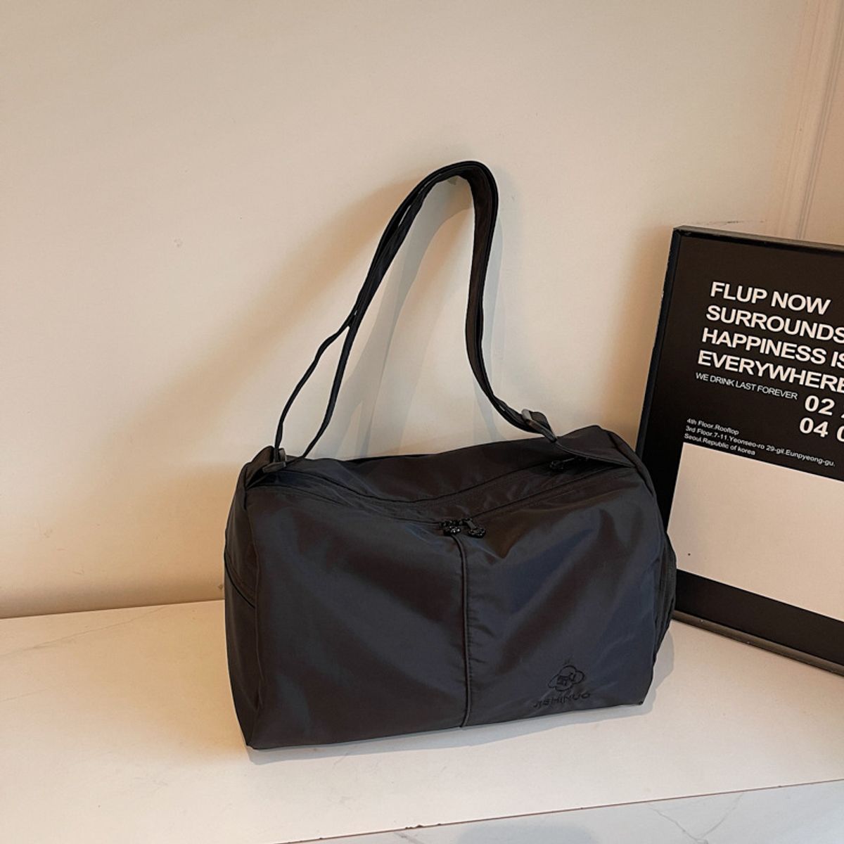 TIOZONEY - Bolsa Gran Capacidad Para Viajes Hombres Y Mujeres Deportes - Negro