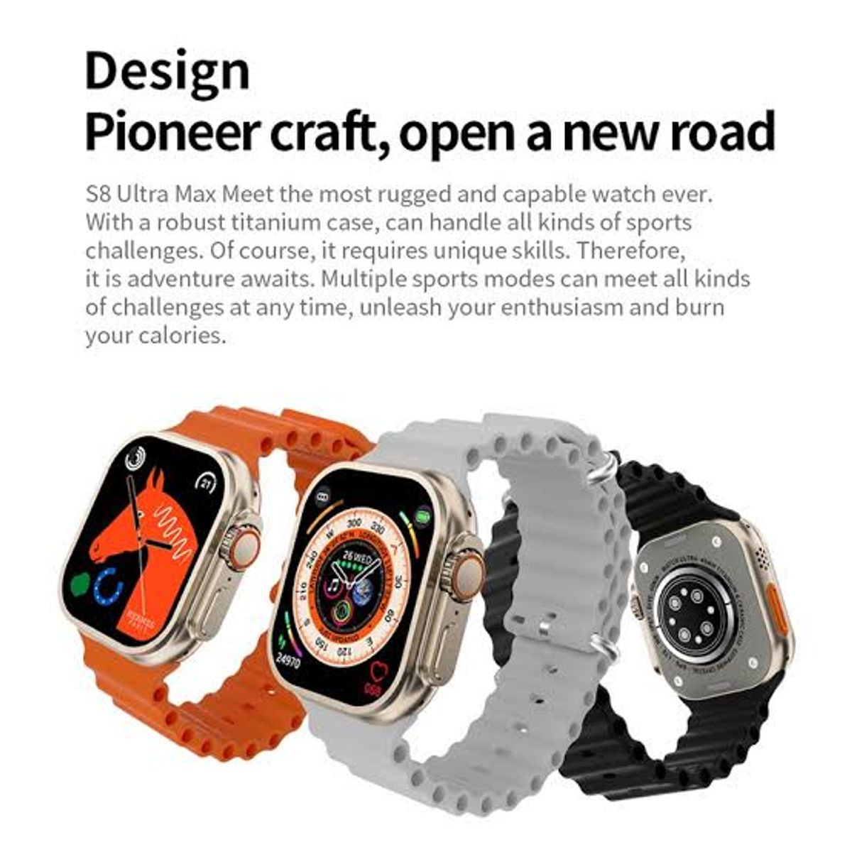 GENERICO - Smart Watch T900 Ultra Big Profesional - Gris