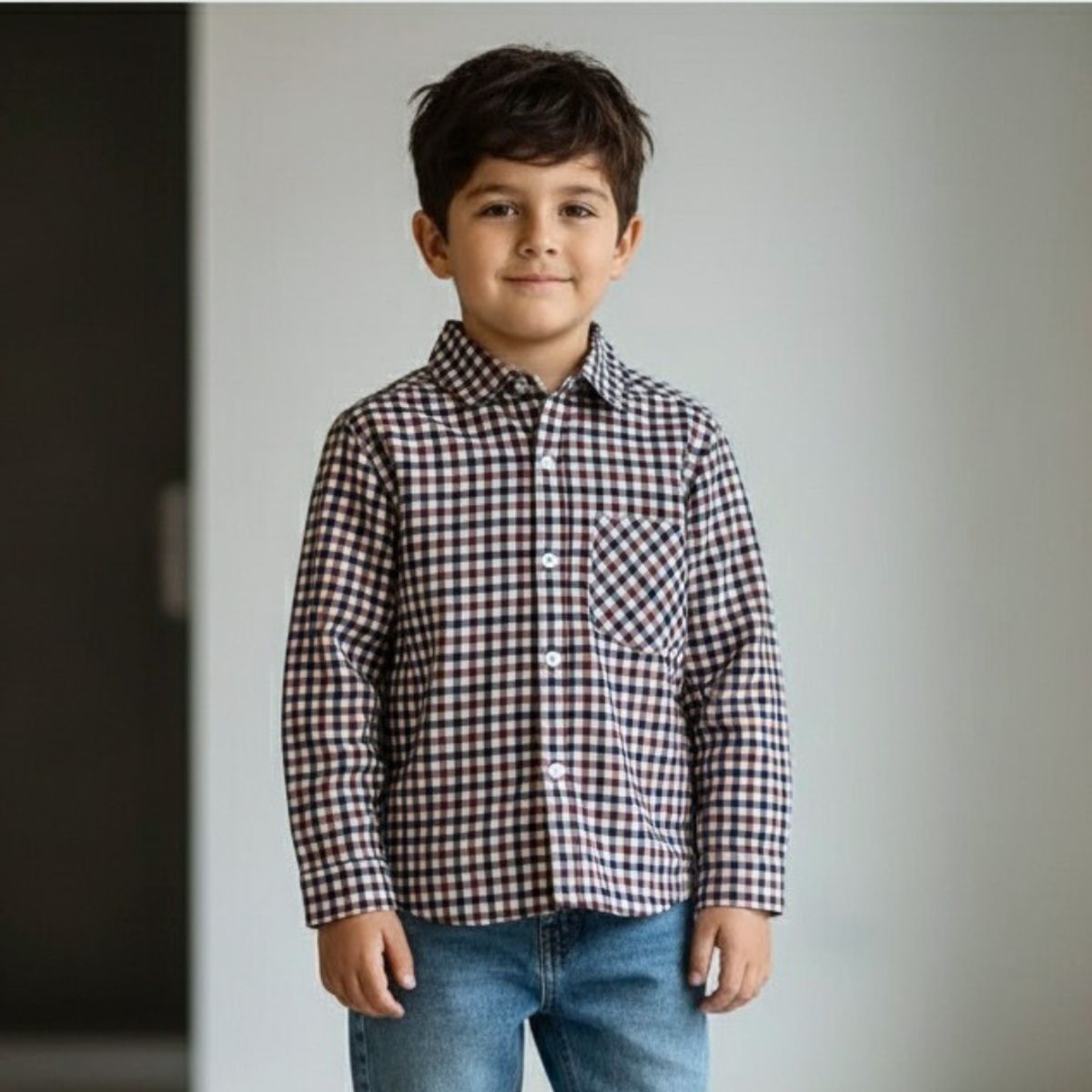 GENERICO - Camisa Niño Algodón Rojo - Angela Kids