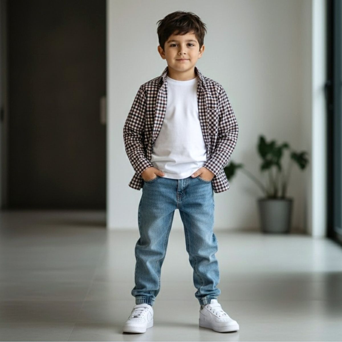 GENERICO - Camisa Niño Algodón Rojo - Angela Kids