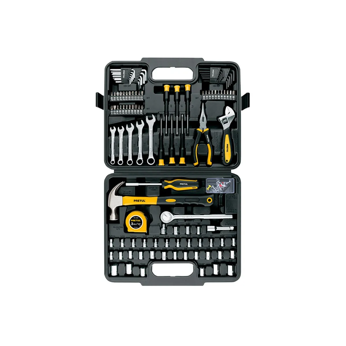 PRETUL - Juego de Herramientas Pretul 109 Piezas 27168