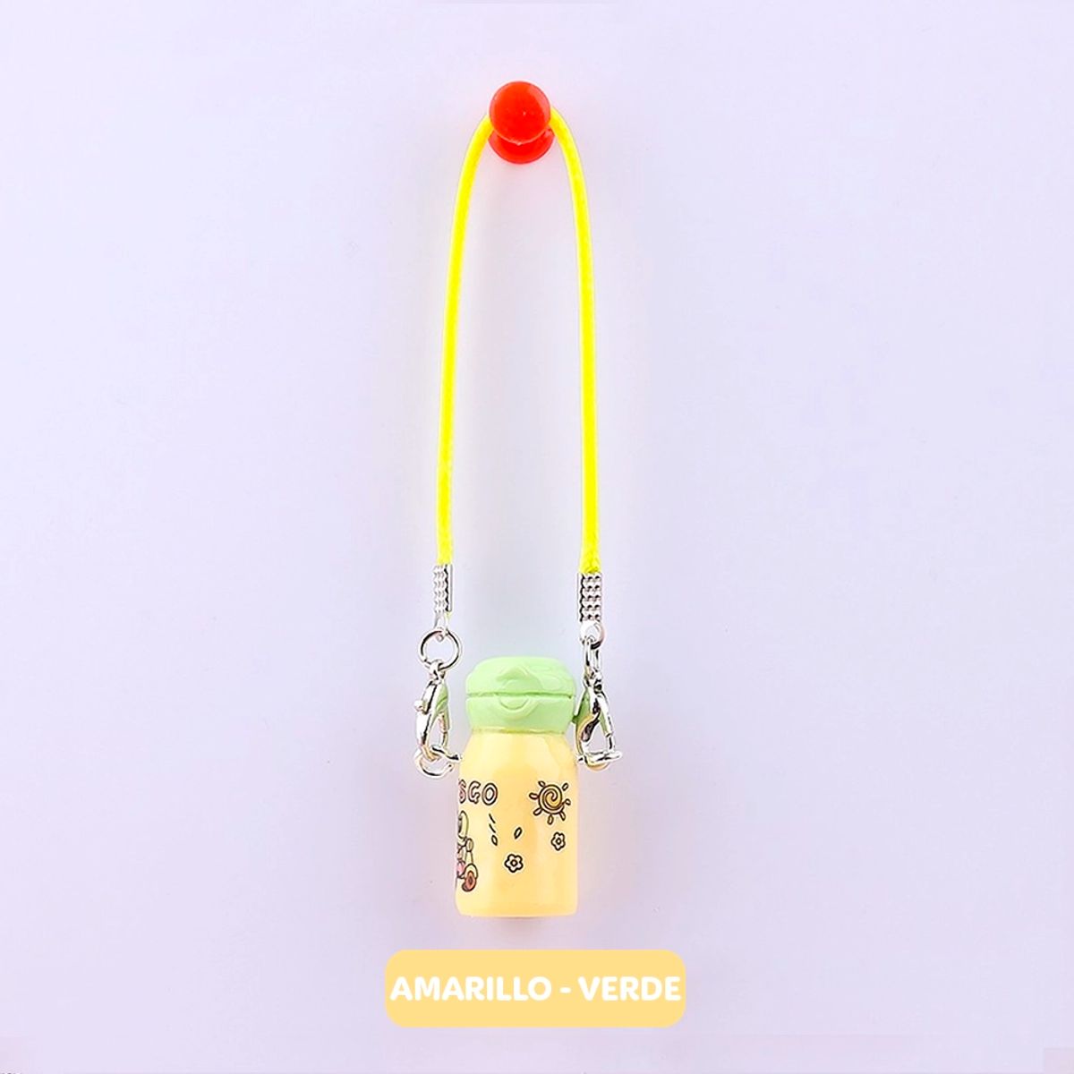 POP MART - Accesorio Labubu Tomatodo Amarillo y Tapa Verde