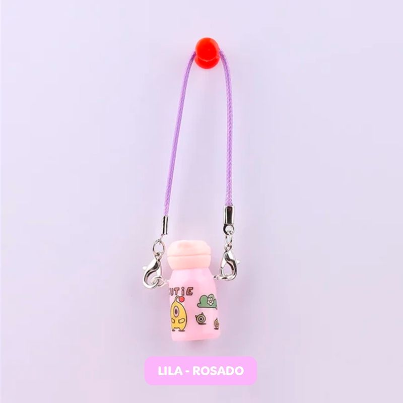 POP MART - Accesorio Labubu Tomatodo Lila y Tapa Rosado