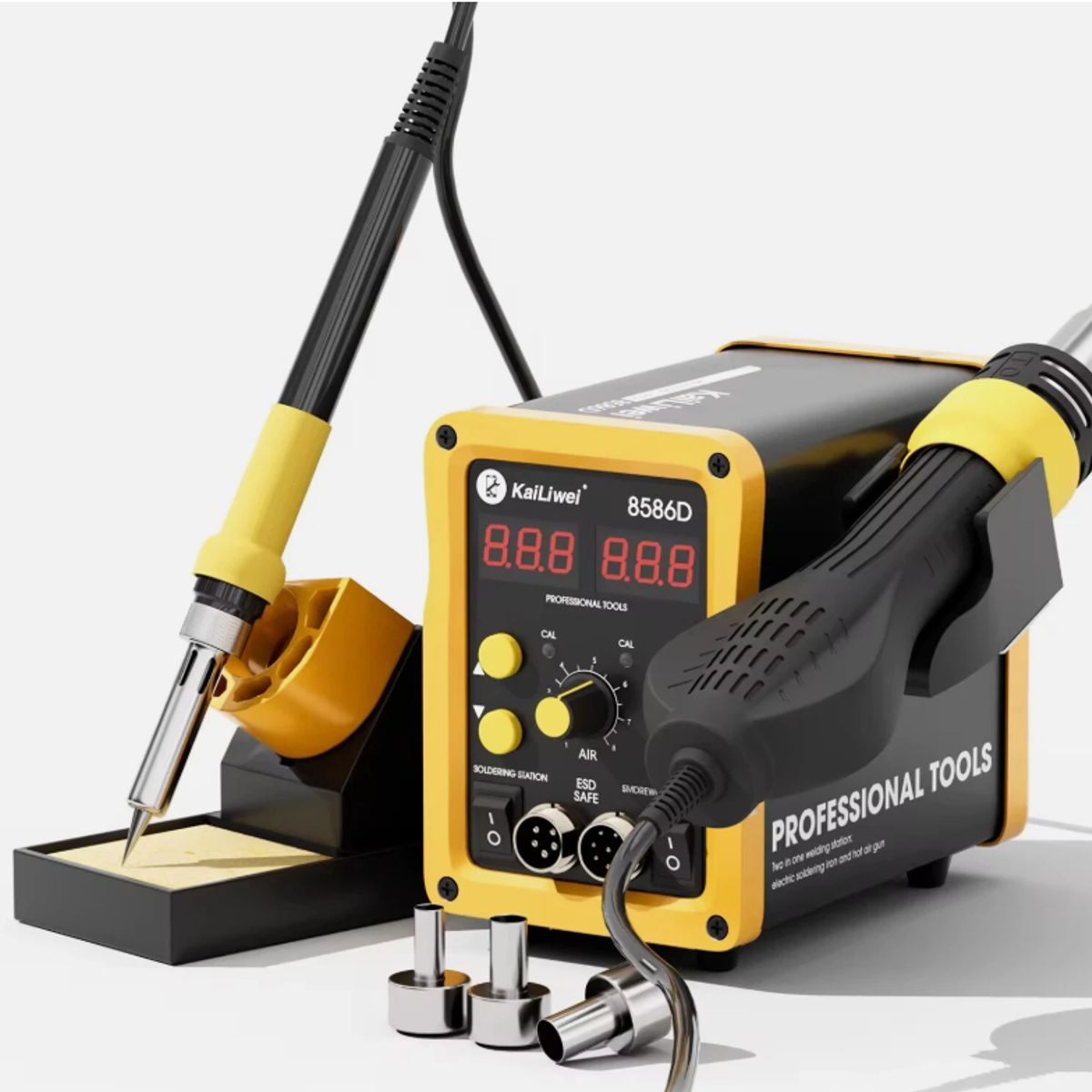 GENERICO - Estación de Calor y Soldadura 680W 8586D KAILIWEI