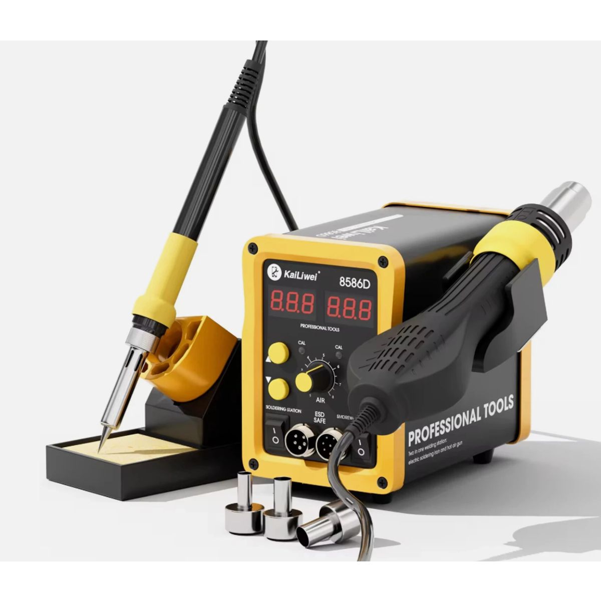 GENERICO - Estación de Calor y Soldadura 680W 8586D KAILIWEI